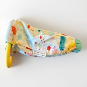 Lovevery Organic Cotton Sensory Pouch Teether Crinkle Baby Toddler Toy Thinker